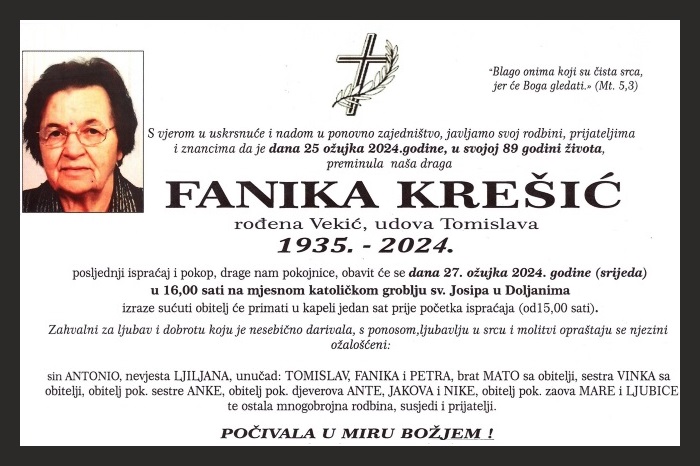 Fanika  Krešić