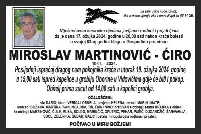 Miroslav Martinović –  Ćiro