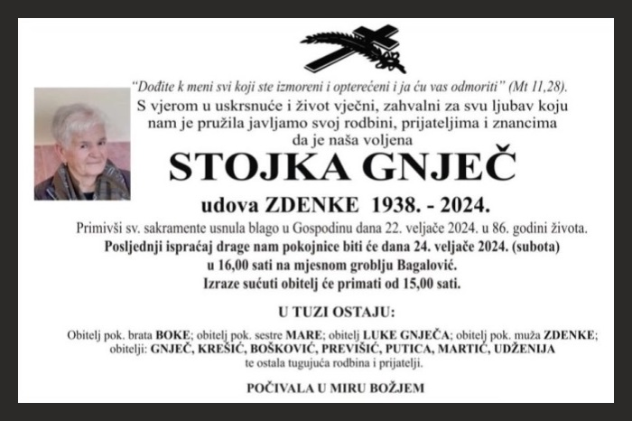 Stojka  Gnječ