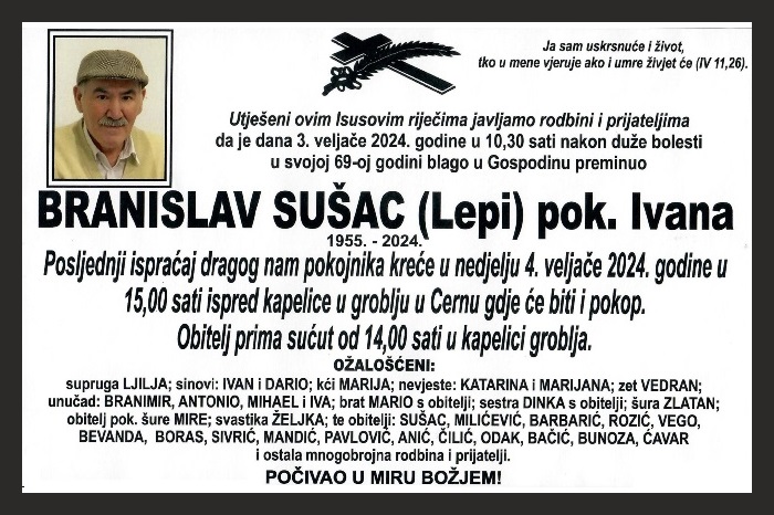 Branislav Sušac  (Lepi)