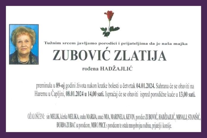 Zubović  Zlatija