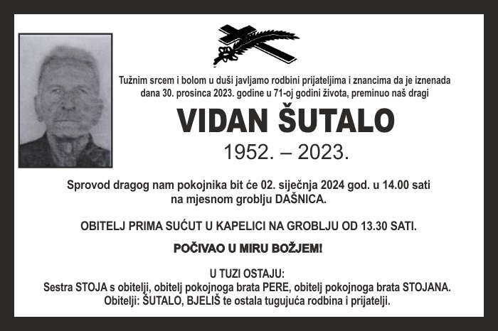 Vidan  Šutalo