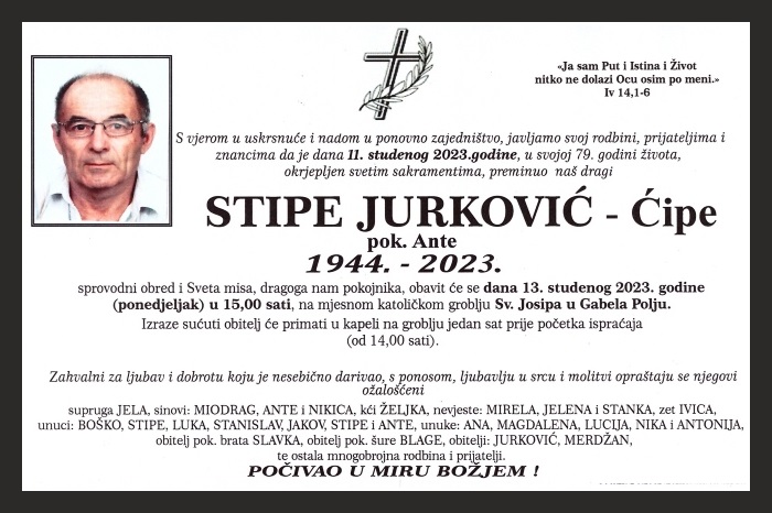 Stipe Jurković –  Ćipe