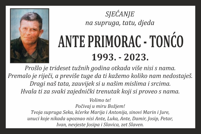 Ante Primorac  Tonćo