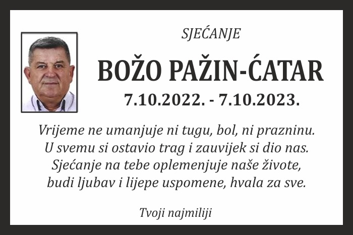 Božo Pažin –  Ćatar