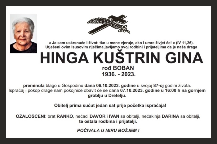 Hinga Kuštrin  Gina