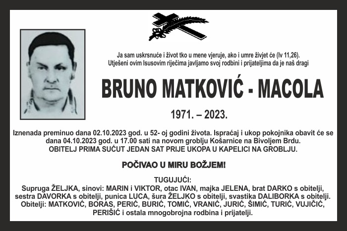 Bruno Matković –  Macola