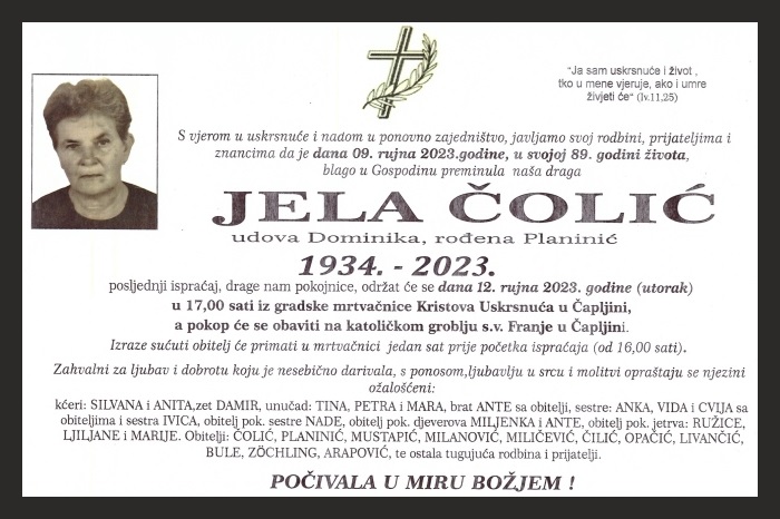 Jela  Čolić