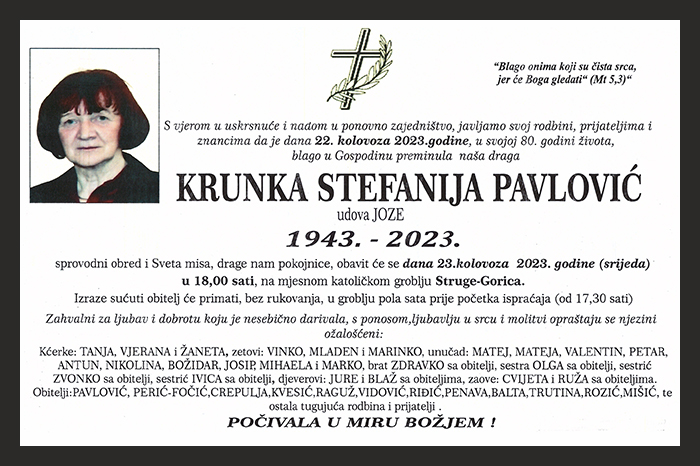 Krunka Stefanija  Pavlović
