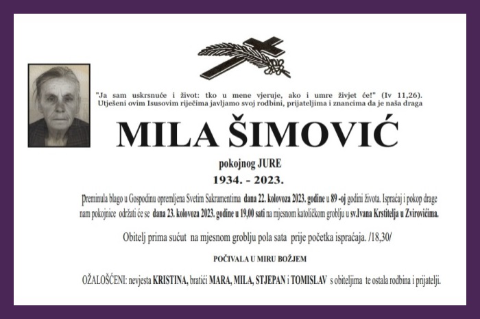 Mila  Šimović