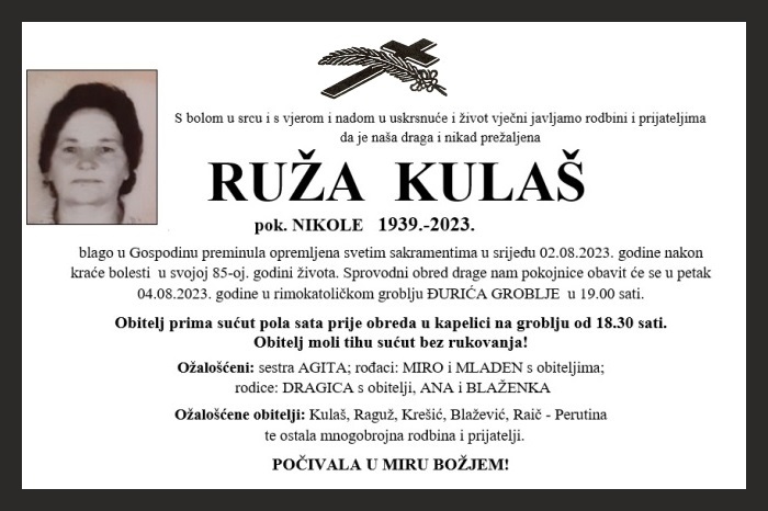 Ruža  Kulaš
