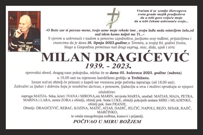 Milan  Dragićević