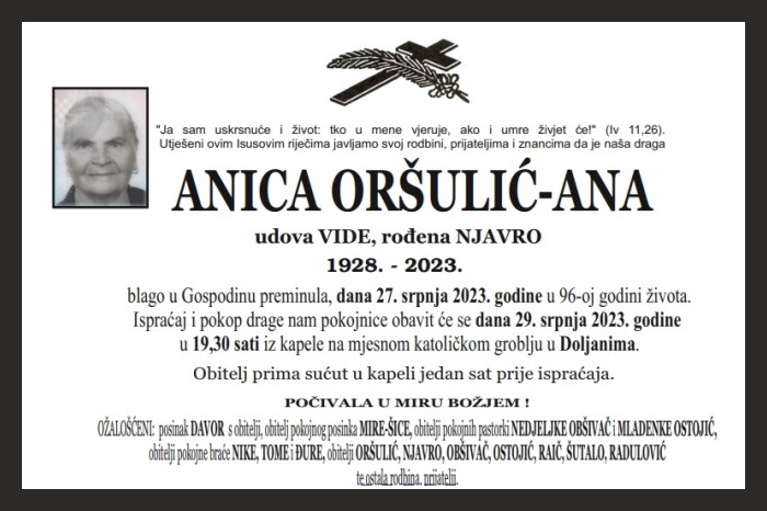 Anica Oršulić –  Ana