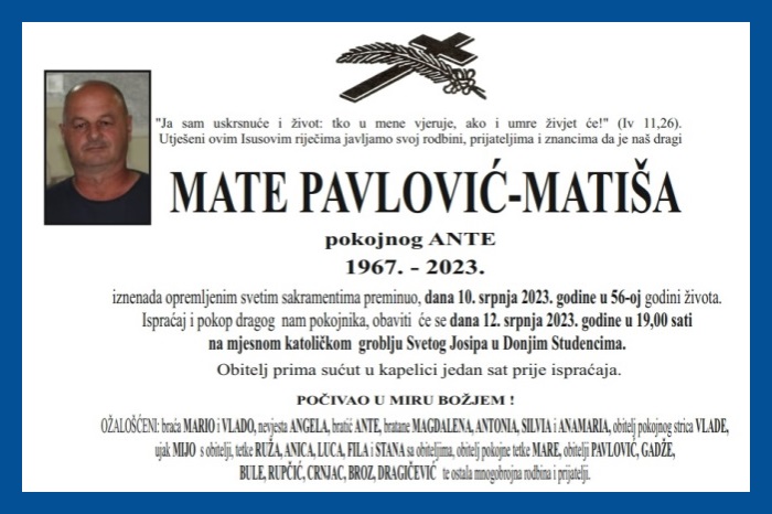 Mate  Pavlović-Matiša