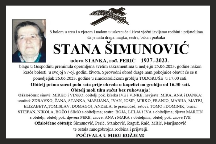 Stana  Šimunović