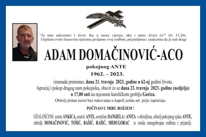 Adam  Domačinović-Aco