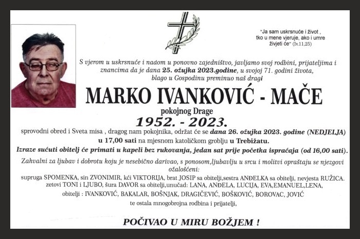 Marko Ivanković –  Mače