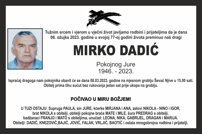 Mirko  Dadić