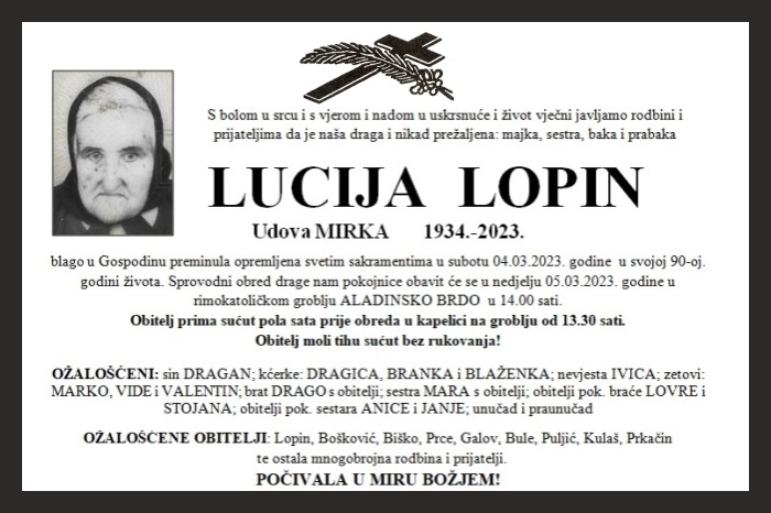 Lucija  Lopin
