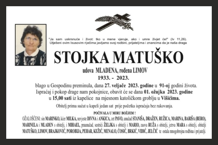 Stojka  Matuško