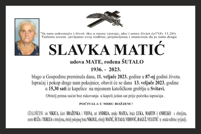Slavka  Matić