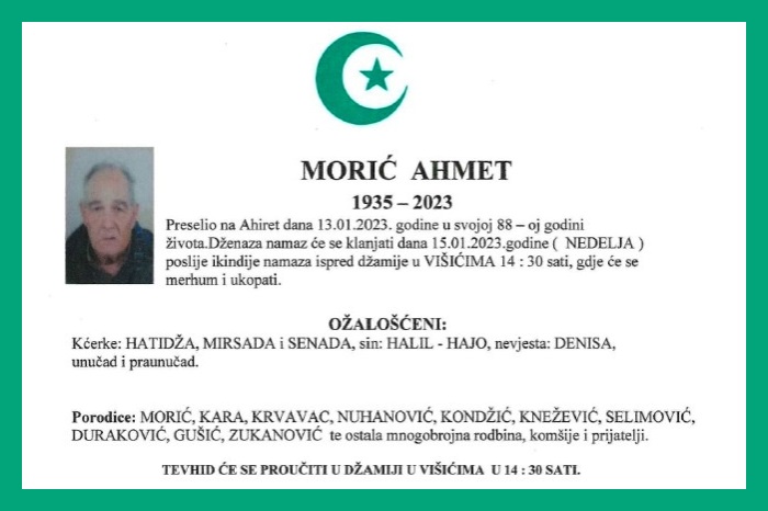 Morić  Ahmet