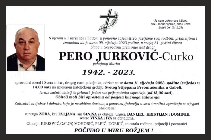 Pero Jurković –  Curko