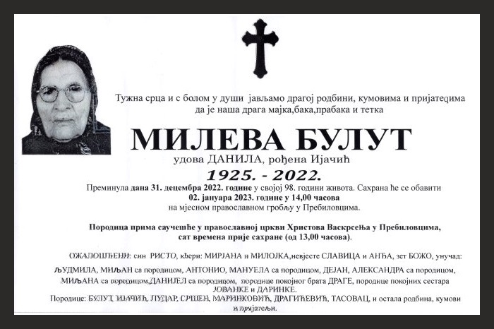Милева  Булут