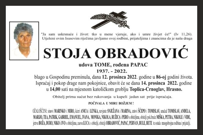 Stoja  Obradović