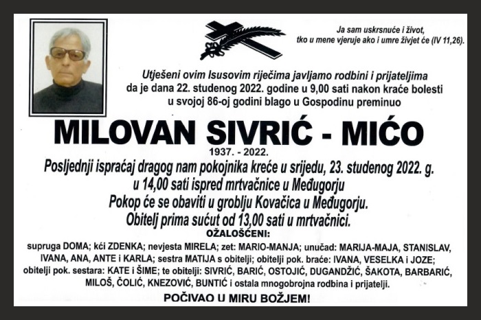 Milovan Sivrić –  Mićo