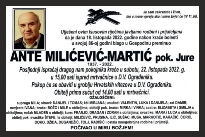 Ante Milićević –  Martić