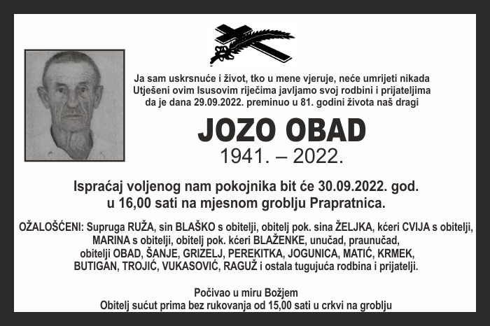 Jozo  Obad