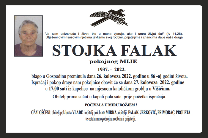 Stojka  Falak