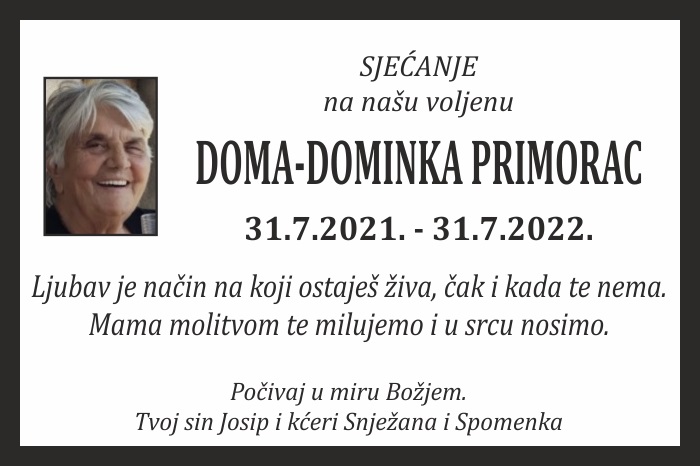 Doma-Dominika  Primorac