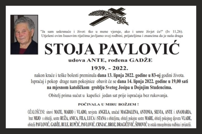 Stoja  Pavlović