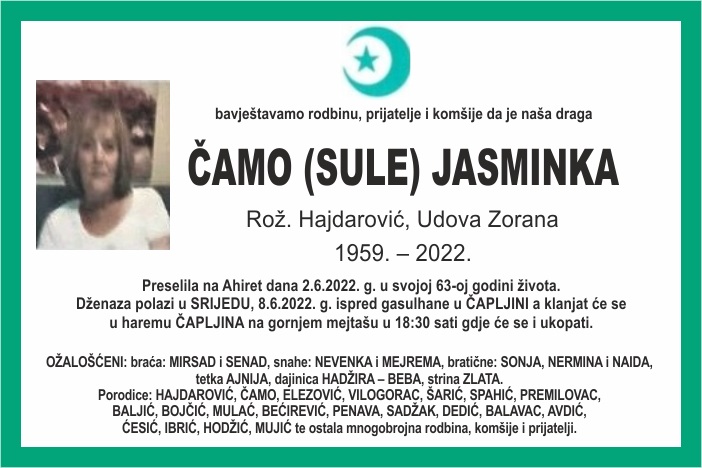 Čamo  Jasminka