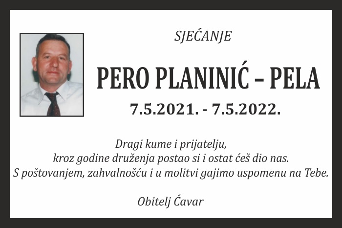 Pero Planinić –  Pela