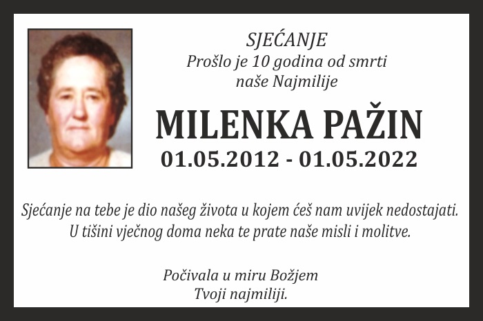 Milenka  Pažin