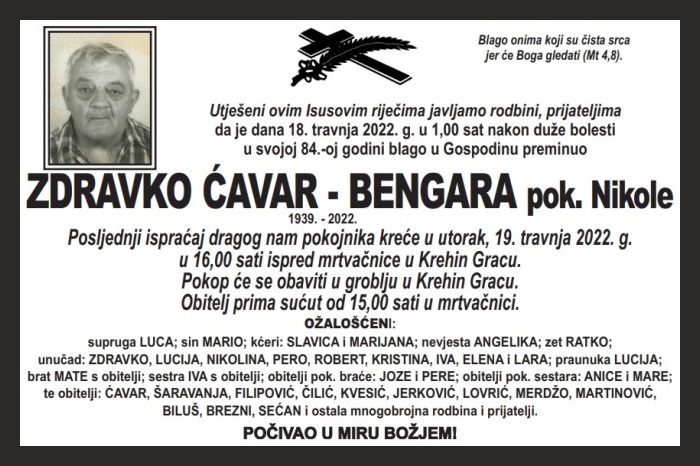 Zdravko Ćavar –  Bengara
