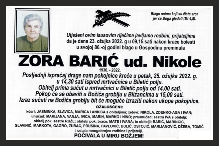 Zora  Barić