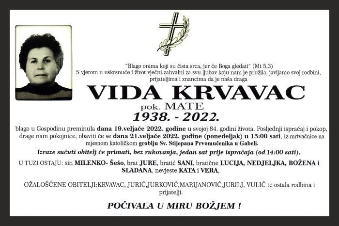 Vida  Krvavac