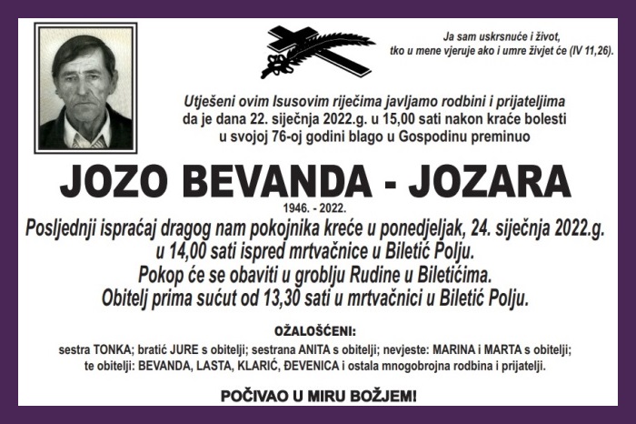 Jozo Bevanda –  Jozara