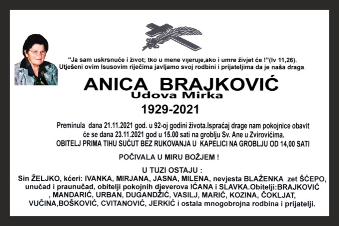 Anica  Brajković