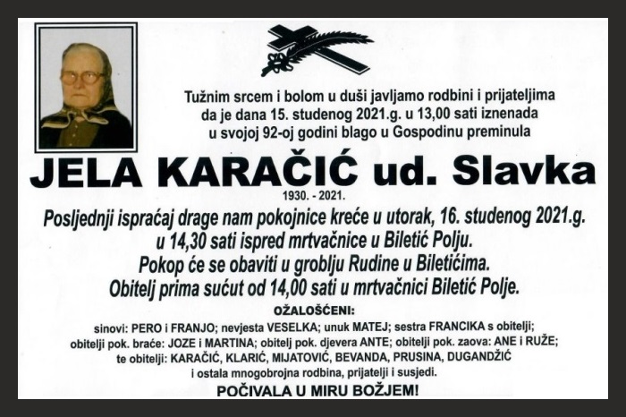 Jela  Karačić