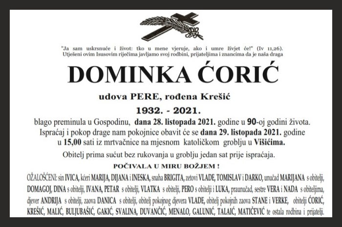 Dominka  Ćorić