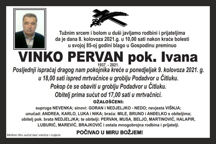 Vinko  Pervan