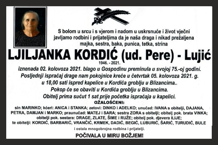 Ljiljanka Kordić  Lujić