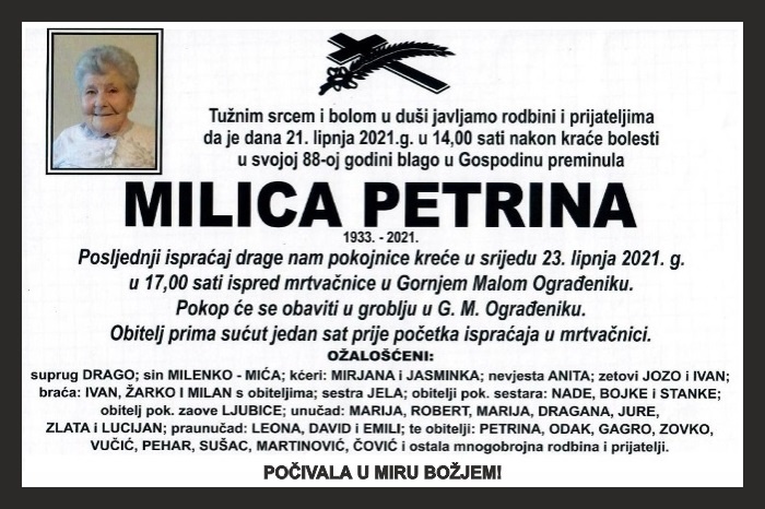 Milica  Petrina