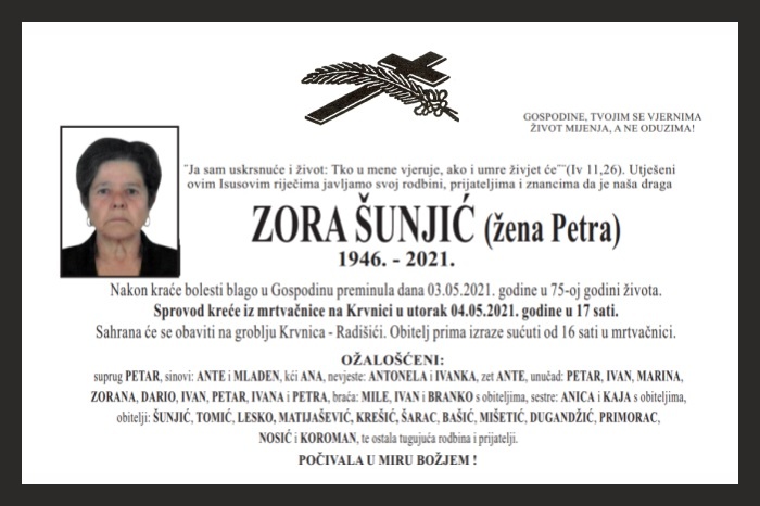 Zora  Šunjić