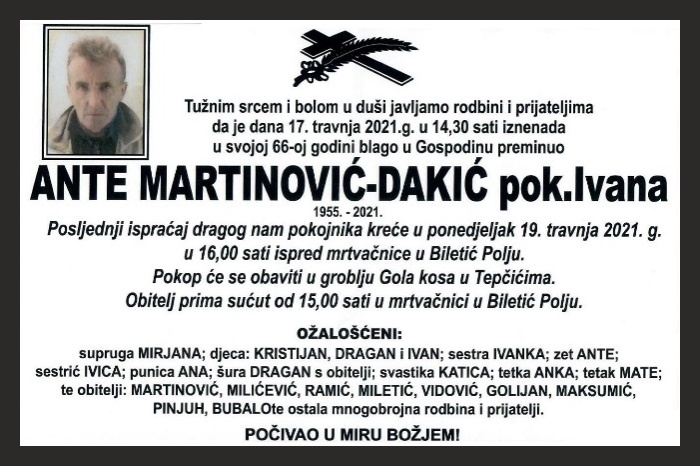Ante  Martinović-Dakić